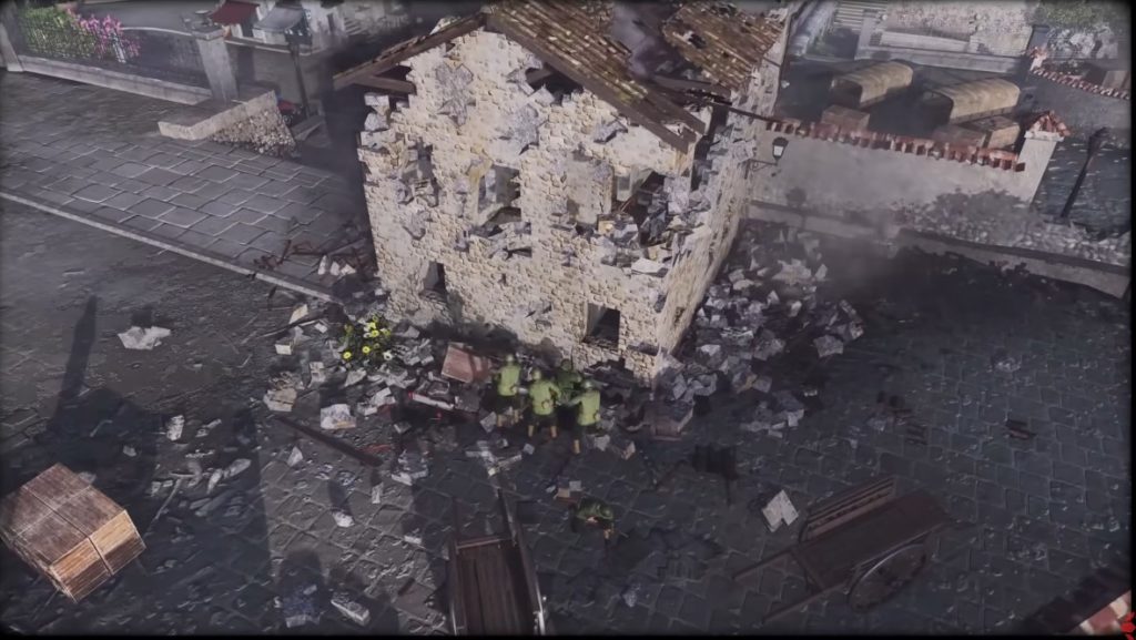 Image 1 : Company of Heroes 3 propose une séance 'destruction de bâtiments'