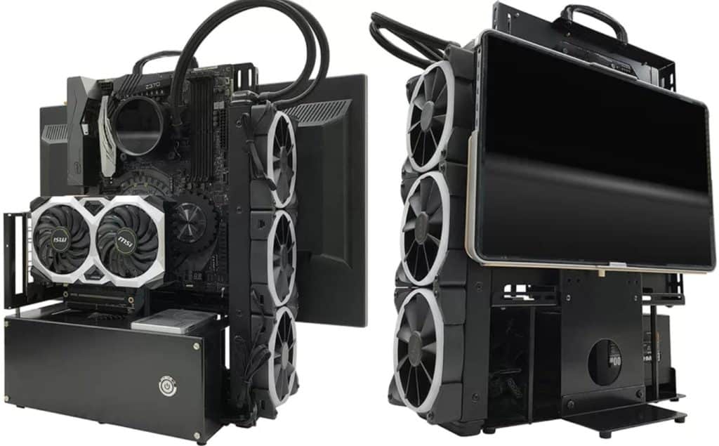 Image 1 : La société Nagao propose le premier PC tout-en-un à châssis ouvert