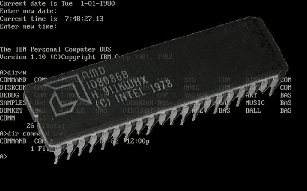 Image 1 : Les processeurs emblématiques d'AMD, du 8086 à nos jours