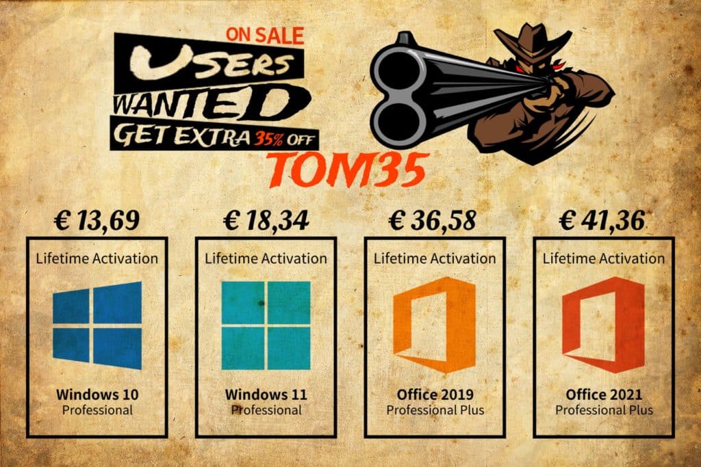 Image 2 : Les licences à vie Windows 10 et Office sont à seulement 11 € et 22 € pour les soldes