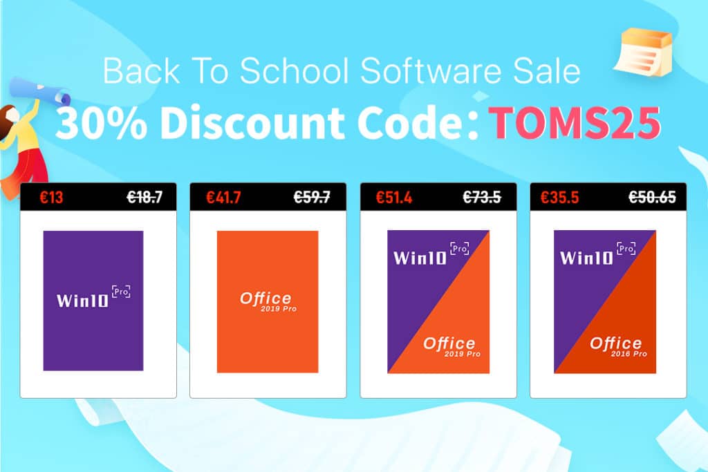 Image 1 : Rentrée scolaire : profitez du meilleur prix pour Windows 10 à 18€, Office à 23€ et plein d'autres logiciels