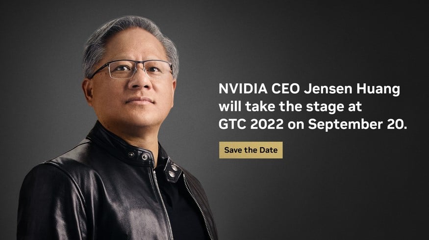 Image 1 : Jensen Huang s'exprimera le 20 septembre prochain lors de la GTC 2022
