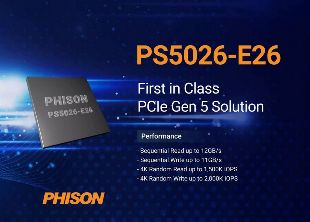 Image 3 : Un processeur AMD Ryzen 7000 associé à un SSD PCIe 5.0 dans une démo de Phison
