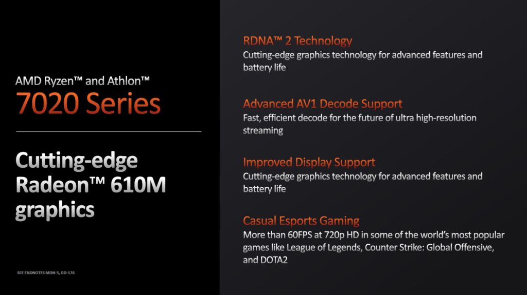 Image 4 : AMD détaille sa gamme d'APU Ryzen / Athlon Mendocino