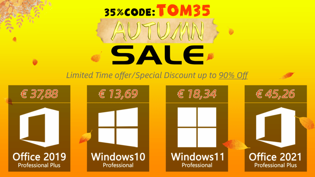 Image 1 : Achetez Windows 10 pour 11€ et Windows 11 pour 17€ grâce aux soldes d'Automne