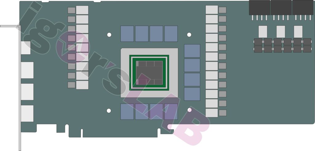 Image 1 : Un schéma du PCB de l'AMD Radeon RX 7900XT confirme plusieurs spécifications