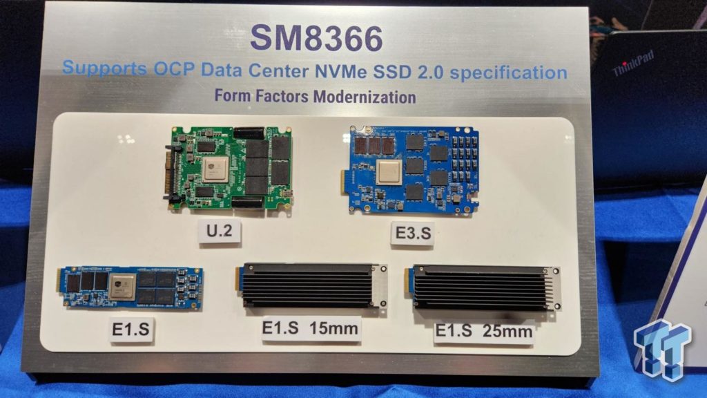 Image 2 : Le contrôleur SSD SM8366 en action : 13,6 Go/s et 3,4M IOPS