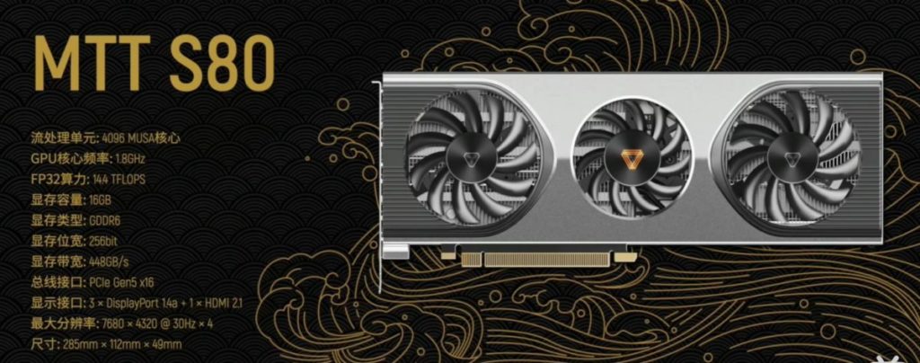 Image 1 : GPU Chunxiao : 4096 cœurs FP32, mémoire GDDR6, interface PCIe Gen 5