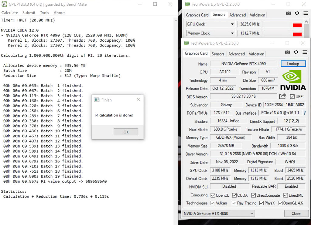 superpi rtx4090 geforce