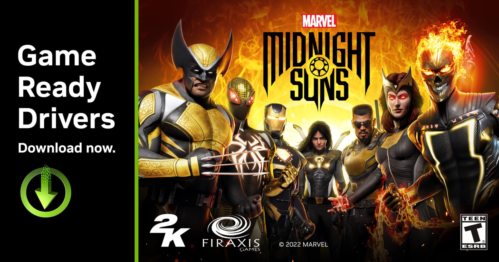 nvidia geforce game ready driver marvels midnight suns keyvisual