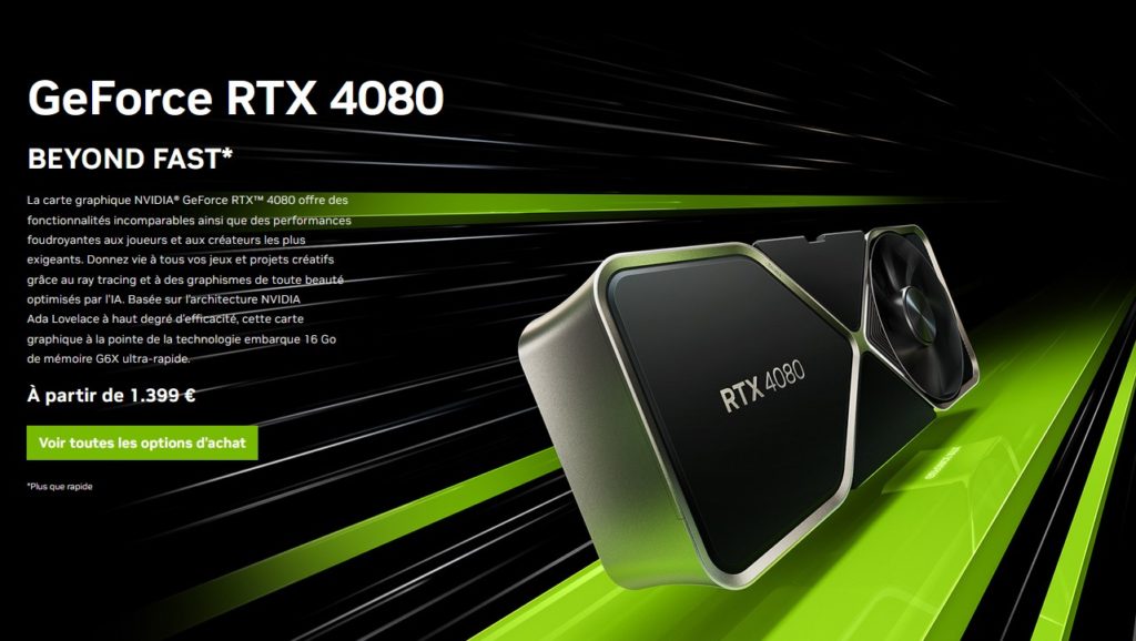 Image 2 : NVIDIA baisse les prix de ses GeForce RTX 4000 FE