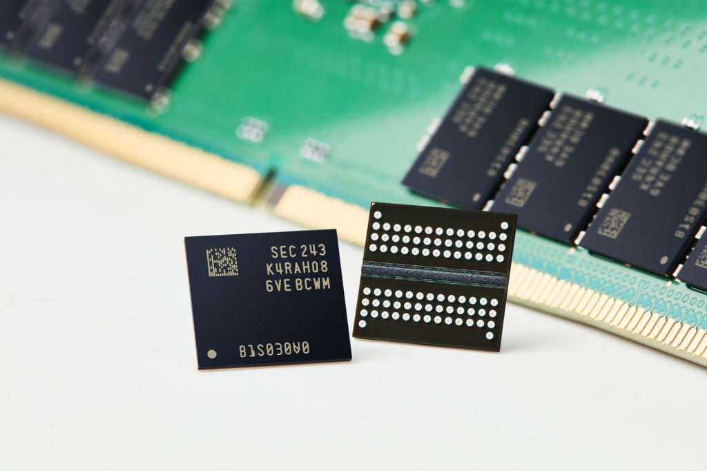 Image 1 : Samsung a développé la première DRAM DDR5 gravée en 12 nm