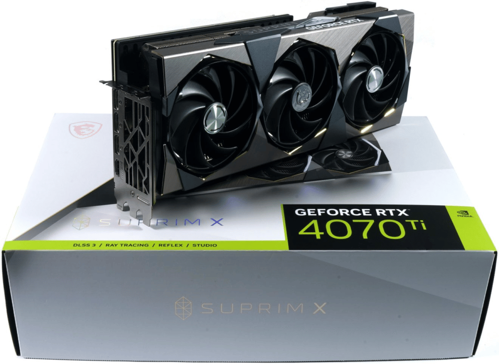 Image 1 : Test GeForce RTX 4070 Ti : une RTX 3090 (Ti ?) avec 25% de consommation en moins et du DLSS 3