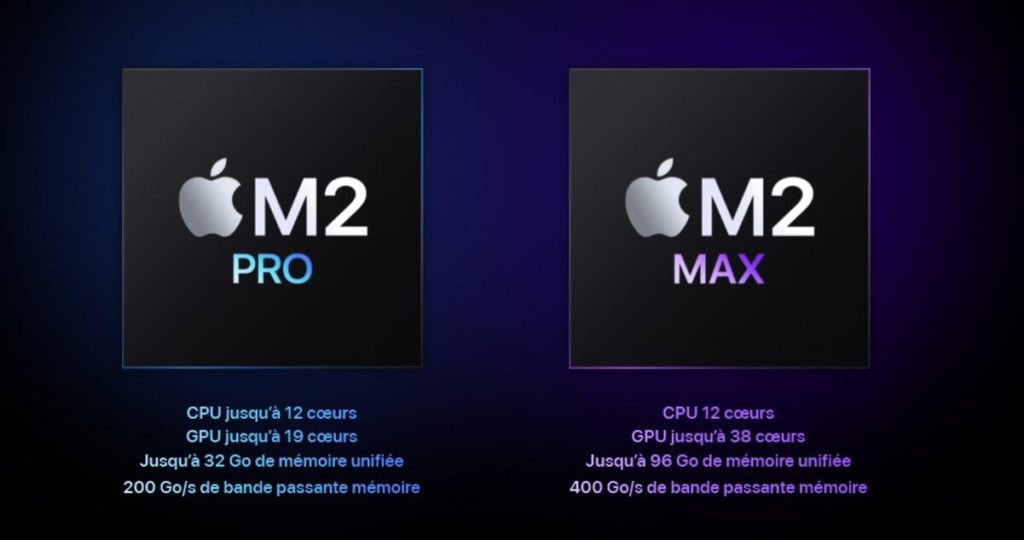 Image 1 : Que valent les processeurs M2 Pro et M2 Max d'Apple ?