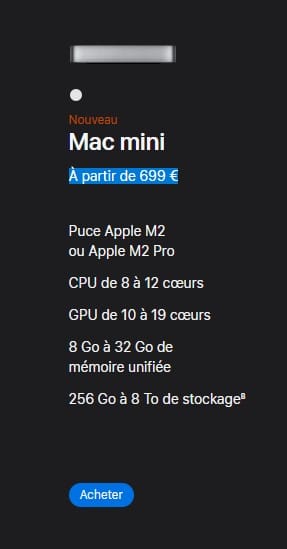 Image 2 : Apple a dégradé les performances des SSD de certains MacBook Pro 2023 et Mac mini M2