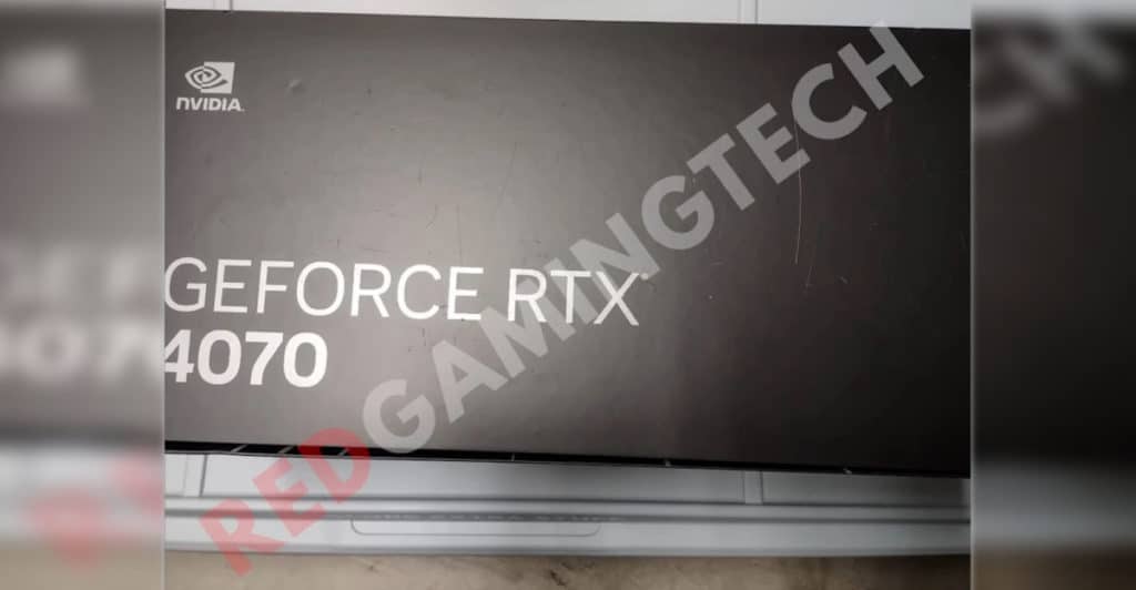 Image 1 : La GeForce RTX 4070 Founders Edition commence à se montrer