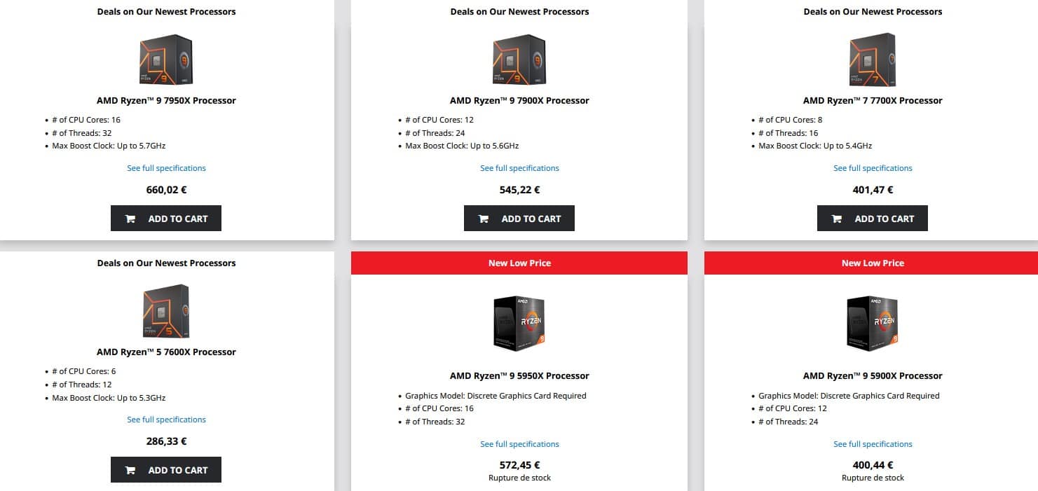 Les premières cartes mères Ryzen 7000 (AM5) à moins de 100 euros bientôt  une réalité