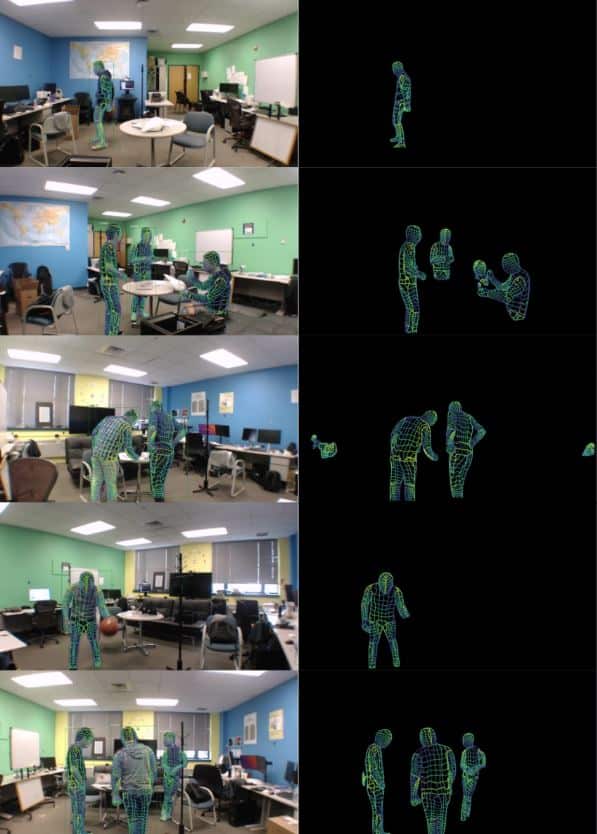 Image 1 : Les postures de plusieurs personnes présentes dans une pièce déterminées grâce au Wi-Fi