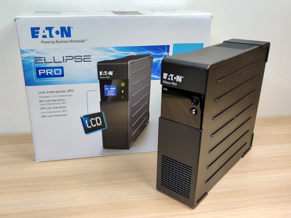 Test : Eaton Ellipse Pro 850, un petit onduleur efficace et plutôt complet