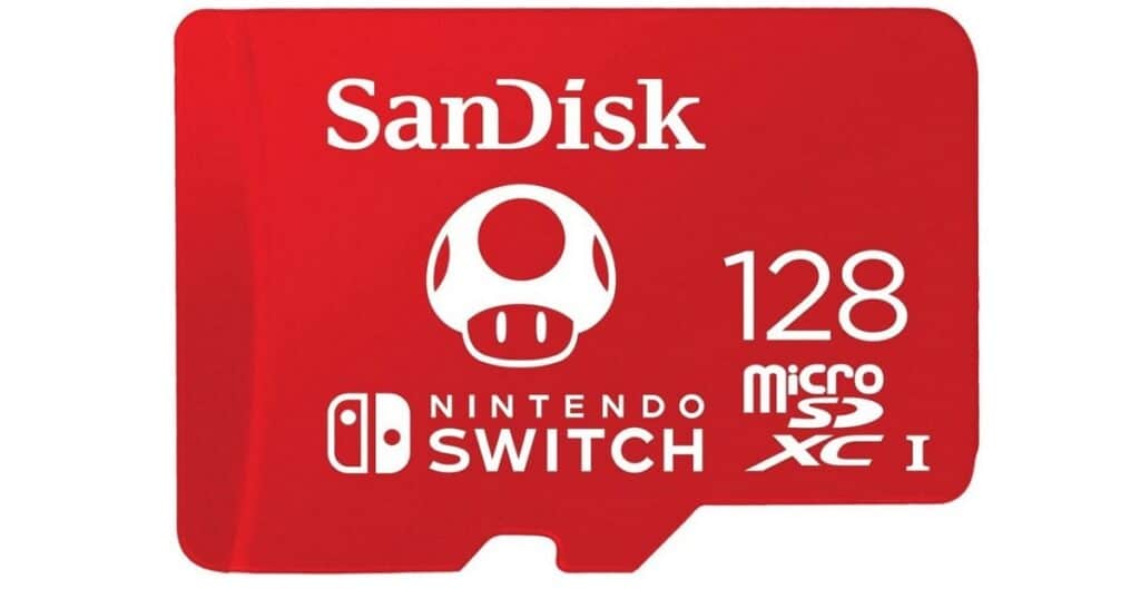 carte mémoire Nintendo Switch promo Amazon