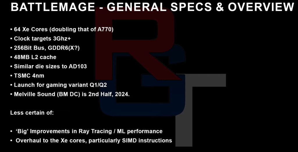 GPU Battlemage Intel rumeurs.