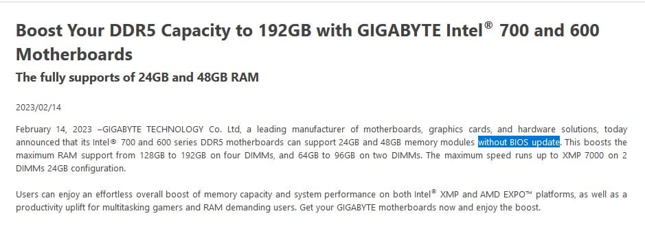 Plateforme AMD AM5 : de la mémoire DDR5 ou rien