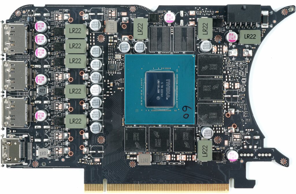 NVIDIA GeForce RTX 4070 PCB front