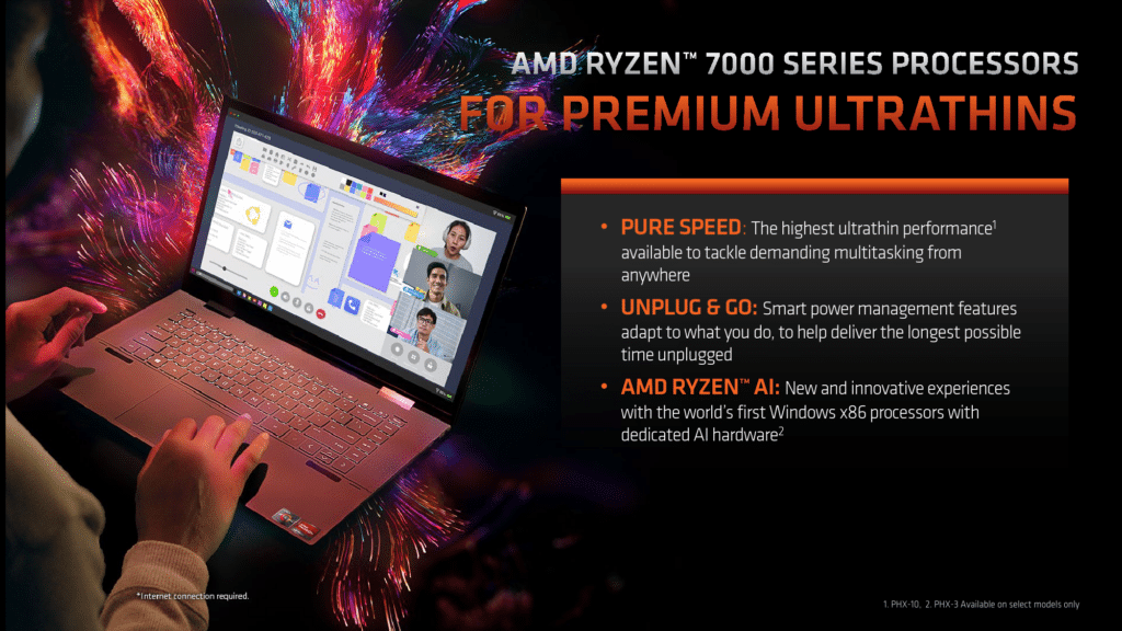 Image 3 : Vous voulez un PC portable doté d'un Ryzen 7000 mobile Zen 4 ? Cherchez un sticker orange