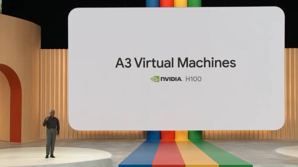 Image 1 : Google lance l'A3, son supercalculateur IA alimenté par des GPU NVIDIA H100