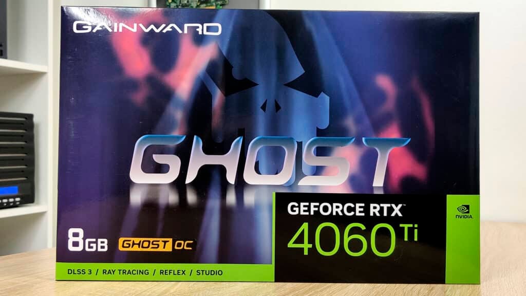 Gainward GeForce RTX 4060Ti Ghost OC box
