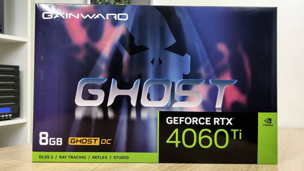 Gainward GeForce RTX 4060Ti Ghost OC box