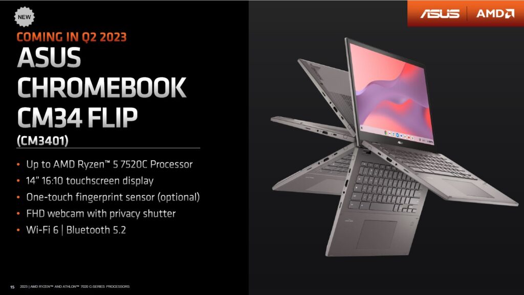 Image 10 : AMD lance une nouvelle gamme de Ryzen / Athlon pour Chromebooks