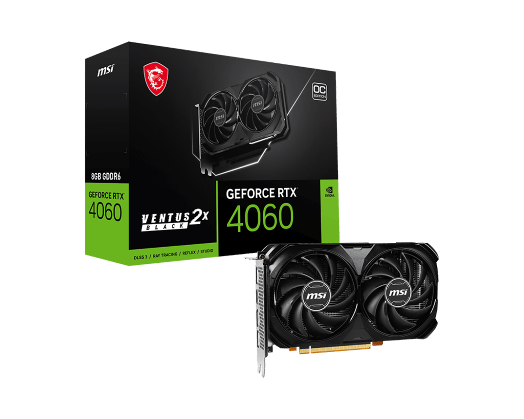 MSI GeForce RTX 4060 Ventus 2X Black