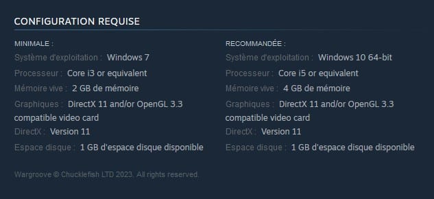 Config Wargroove 2