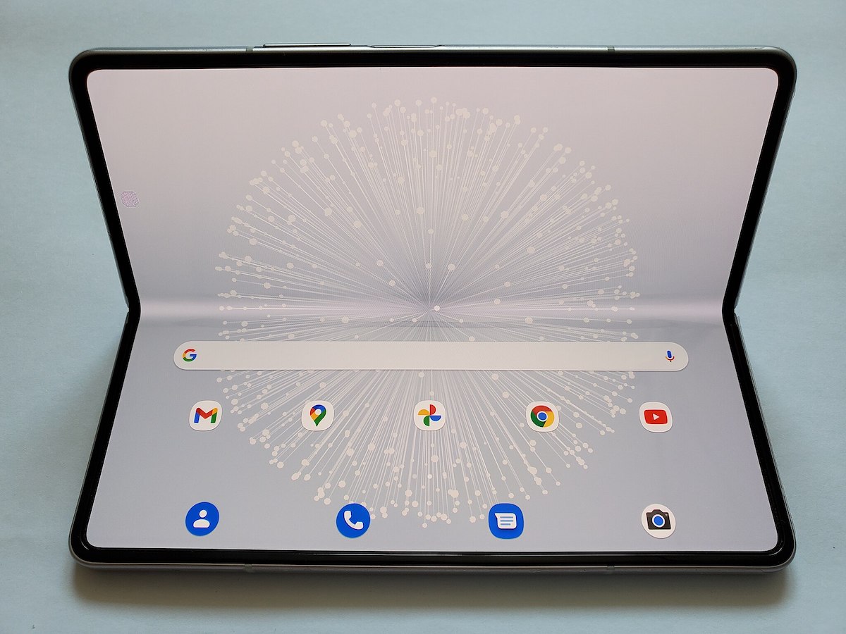 google application téléphones écrans larges