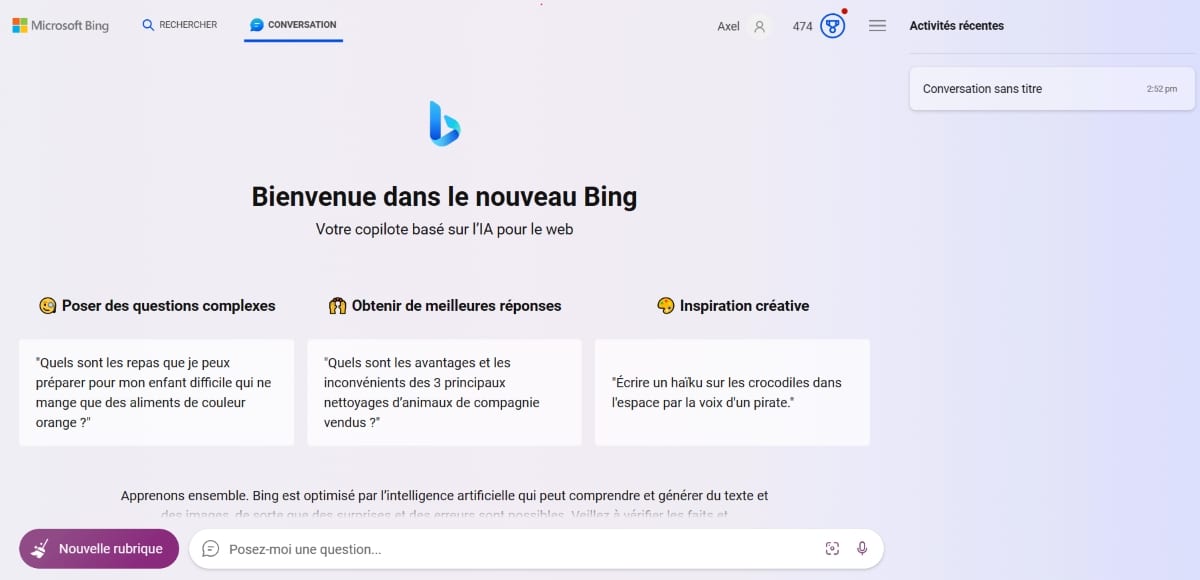 Bing AI