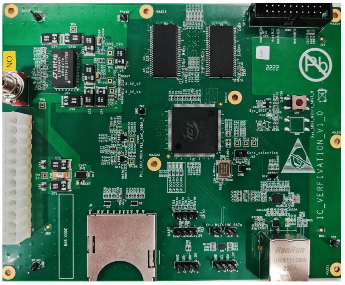 cpu risc-v 32IA IA conception pcb