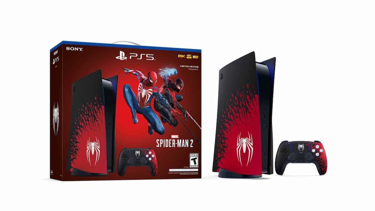 PS5 Marvel Spider-Man édition limitée manette façade