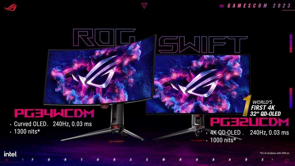 Asus lance le premier 32 pouces 4K QD-OLED, le moniteur idéal pour