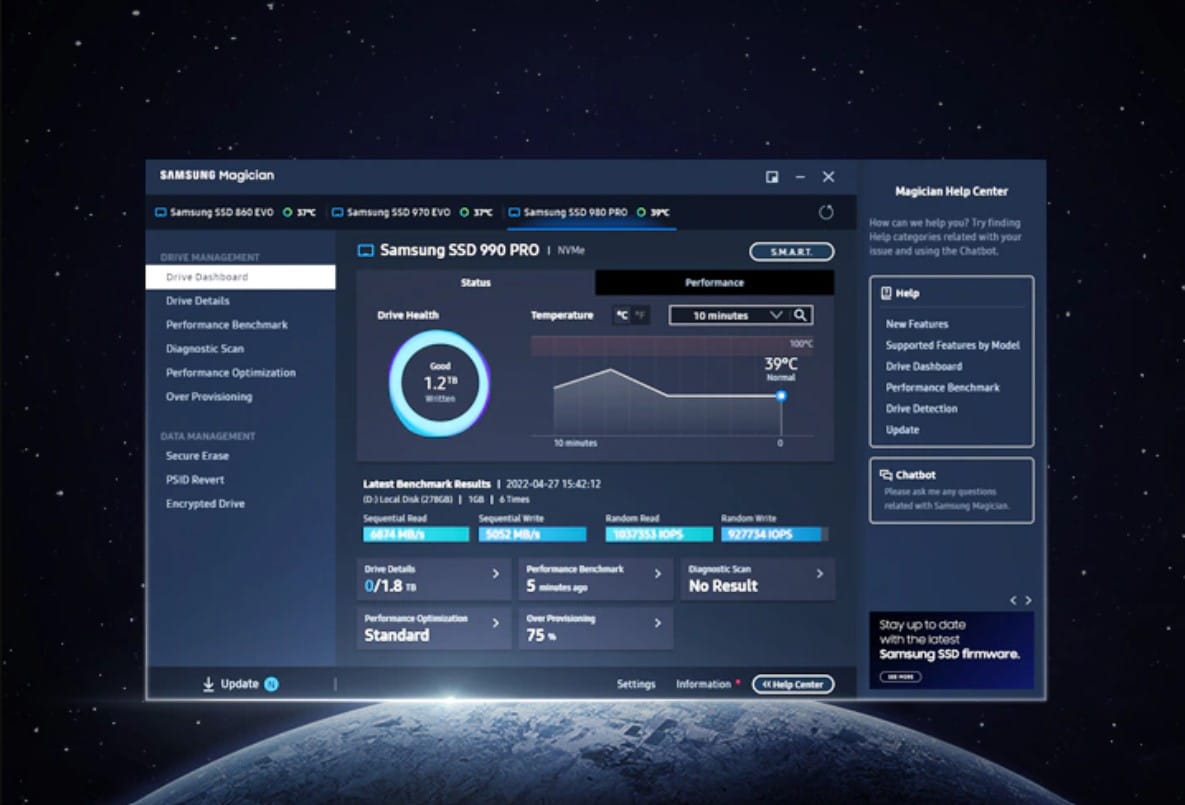 SSD 990 PRO avec dissipateur thermique intégré : Samsung présente