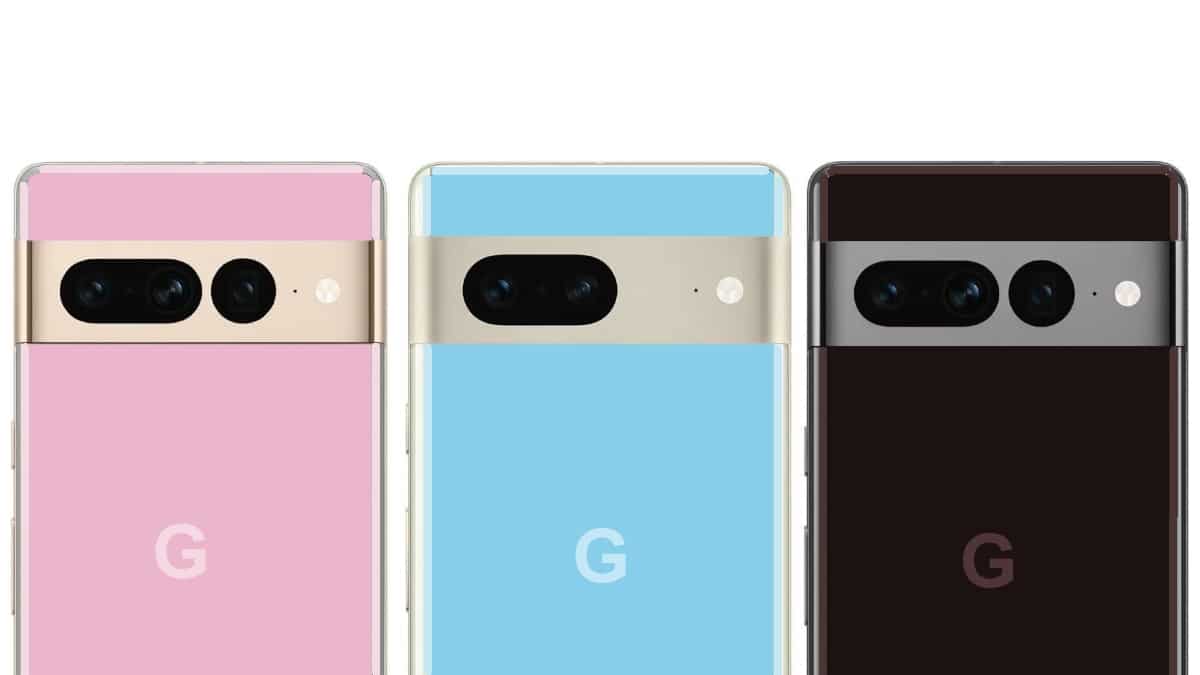 trois nouvelles couleurs appliquées Pixel 7