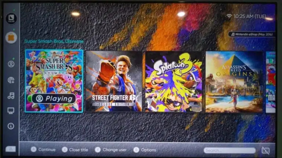 Menu Nintendo Switch2