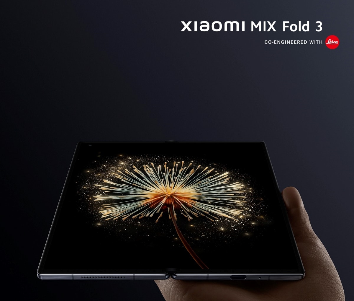 Xiaomi Mix Fold 3 écran intérieur ouvert