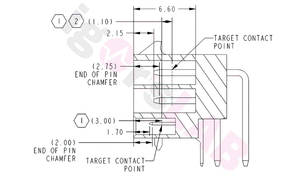 Connecteur 12v-2x6