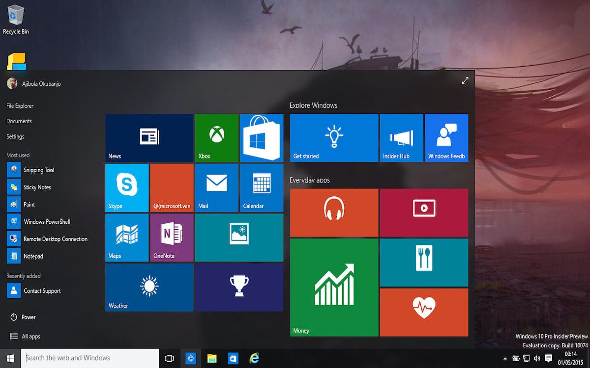 Windows 10 Insider Preview