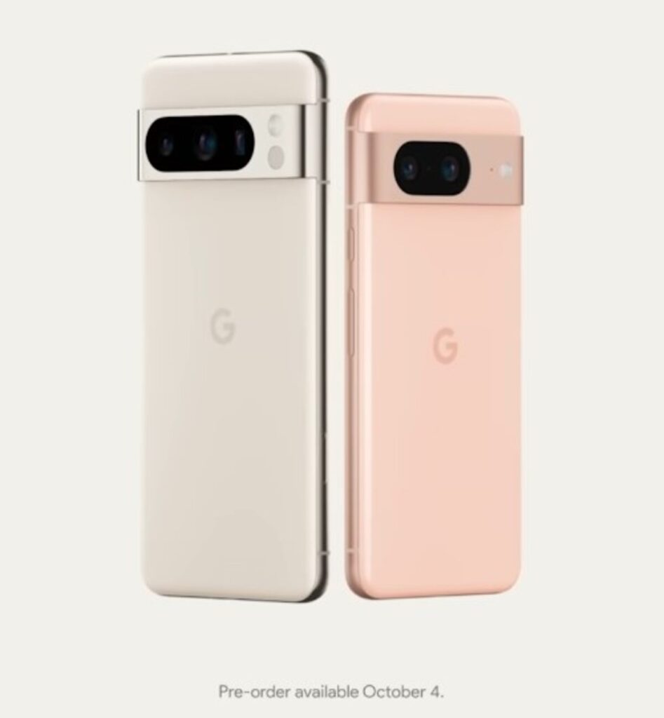 Pixel 8 et Pixel 8 Pro