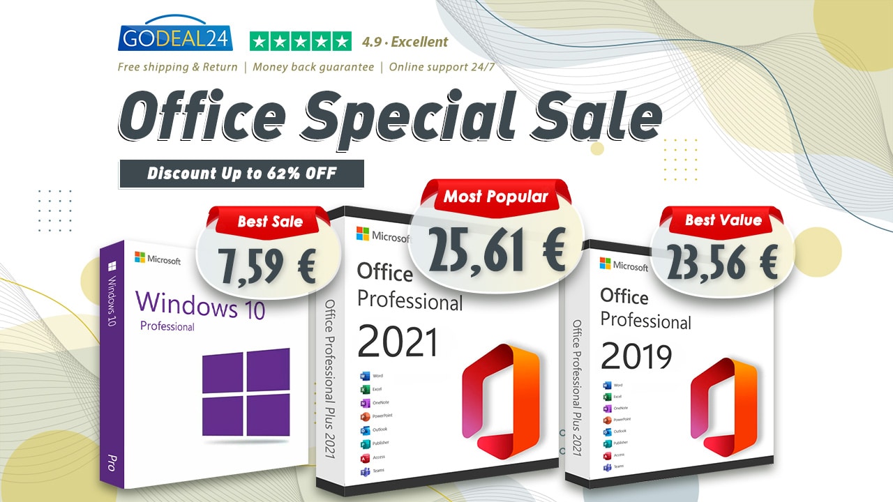 Le Pack Office 2021 en promo à partir de 15€