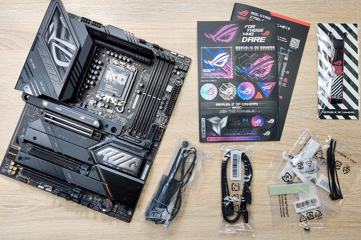 ASUS ROG Strix Z790-E Gaming WiFi II bundle