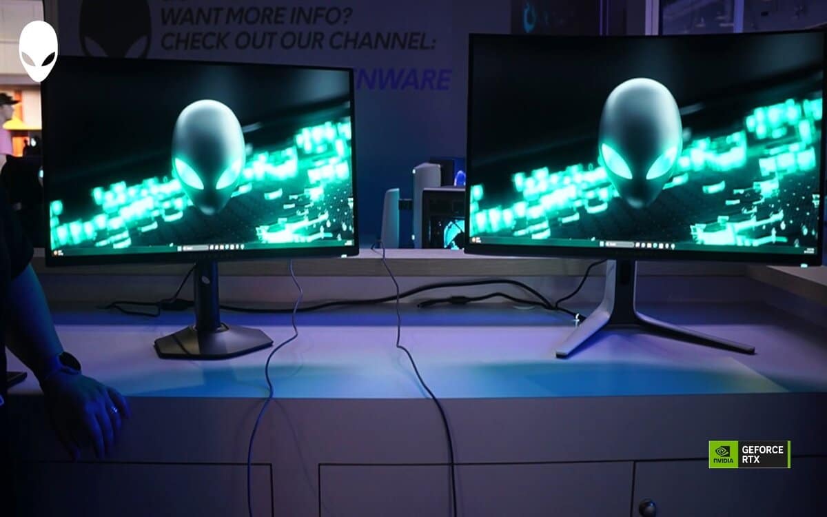 Alienware prépare deux moniteurs QD-OLED, dont un ultra-rapide à