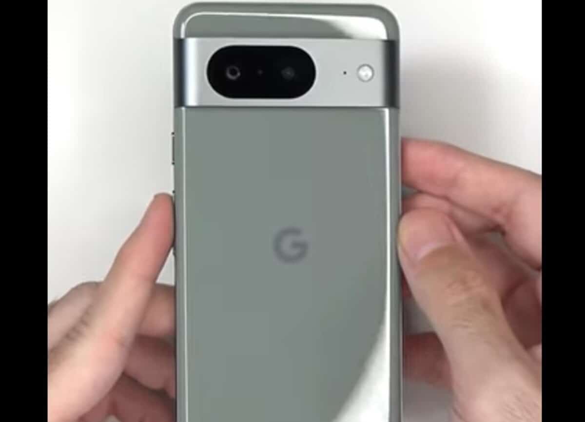 Google Pixel 8 déballage